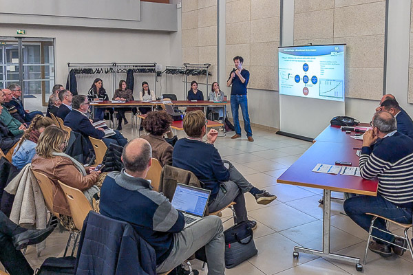 Comité de pilotage de l'étude quantitative sur la ressource en eau le 23 avril 2025 à Malzéville.